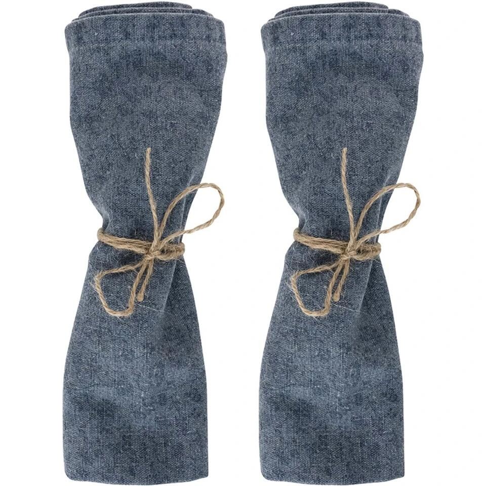 Laura Ashley Set 2 Servetten Wild Clematis Blue 2 Laura Ashley Set 2 Servetten Wild Clematis Blue - Afbeelding 2