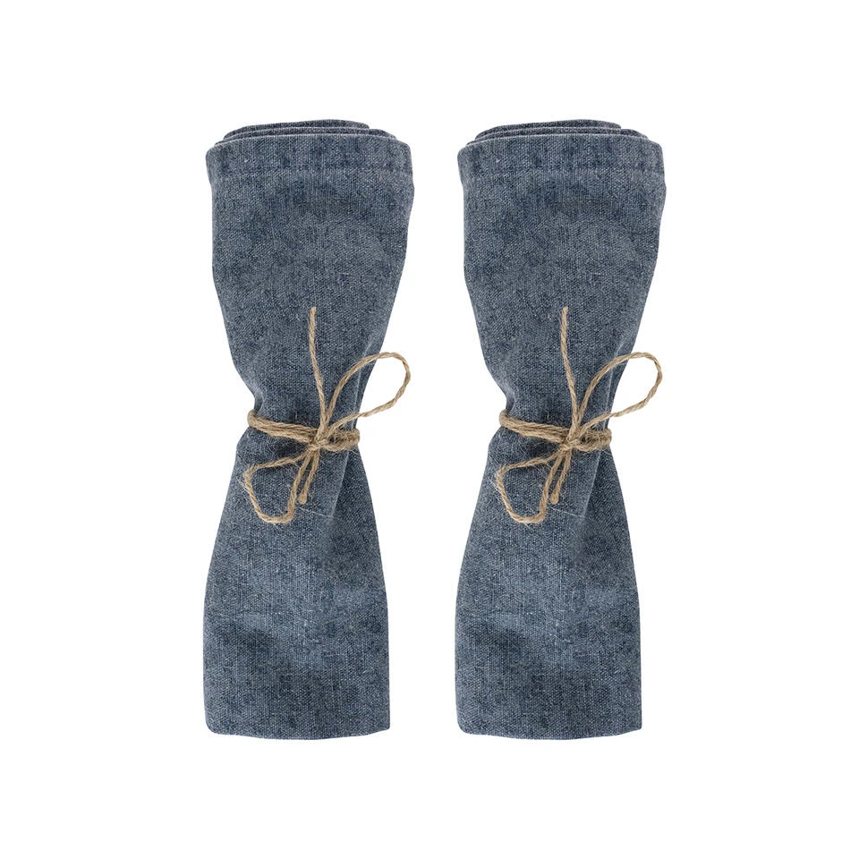 Laura Ashley Set 2 Servetten Wild Clematis Blue 1 Laura Ashley Set 2 Servetten Wild Clematis Blue