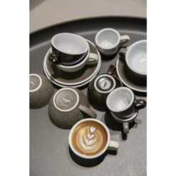 Egg Koffiekop Met Schotel - Set Van 2 - 150ml - Gunpowder 6 Egg Koffiekop Met Schotel - Set Van 2 - 150ml - Gunpowder -Luxe Servieswinkel 1000093492 0102