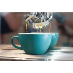 Egg Espressokop Met Schotel - Set Van 2 - 80ml - Groenblauw -Luxe Servieswinkel 1000093495 0102