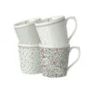 Laura Ashley Giftset 4 Bekers Assorti 32 Cl.
