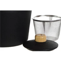 Items Kitchen Theepot - Gietijzer - 1300 Ml - Mat Zwart -Luxe Servieswinkel 1000095082 0102