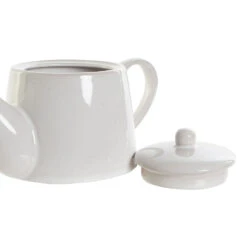 Items Theepot - Van Wit Porselein - 1100 Ml - Met Handvat -Luxe Servieswinkel 1000096724 0102