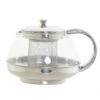 Items Theepot - Glas - RVS - 1050 Ml - Met Filter En Handvat