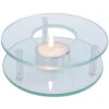 Merkloos Theepot Rechaud/warmhoudplaat - Glas - Theelichtje - D12 X H4 Cm