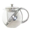 Items Theepot - Glas - RVS - 600 Ml - Met Filter En Handvat