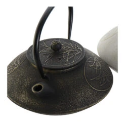 Items Kitchen Theepot Oriental - Gietijzer - 850 Ml - Antiek Zwart 5 Items Kitchen Theepot Oriental - Gietijzer - 850 Ml - Antiek Zwart -Luxe Servieswinkel 1000098286 0102