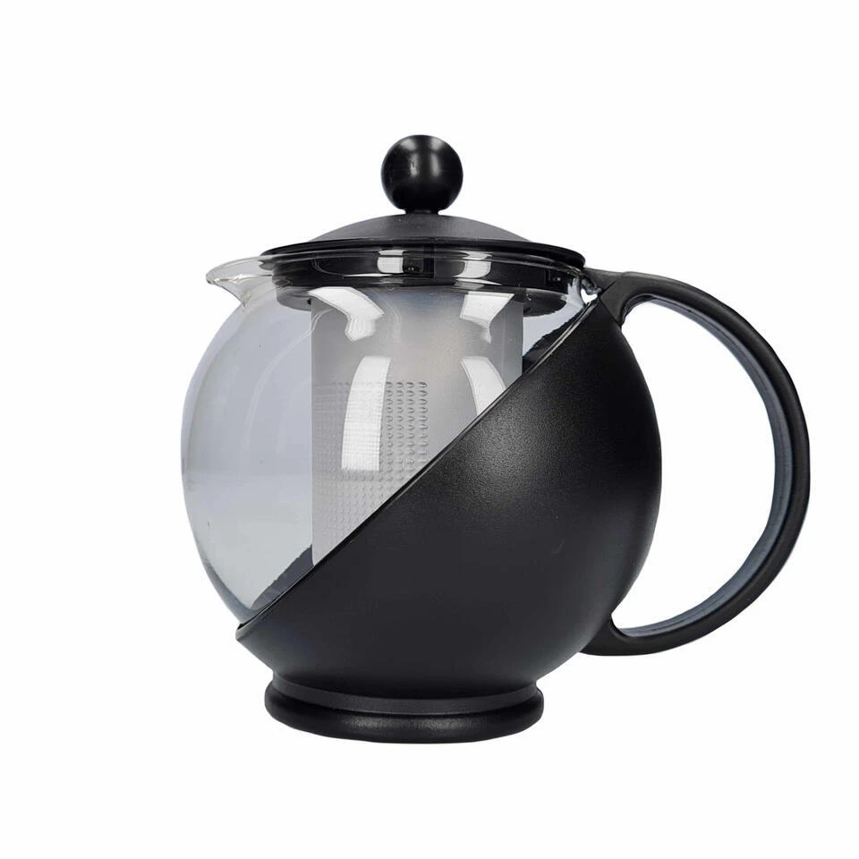 Merkloos Gerimport Theepot - Met Infuser - Zwart - 750 Ml 1 Merkloos Gerimport Theepot - Met Infuser - Zwart - 750 Ml