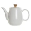 Merkloos Items Kitchen Theepot Ceylon - Keramiek - 1000 Ml - Wit