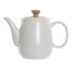 Merkloos Items Kitchen Theepot Ceylon - Keramiek - 1000 Ml - Wit