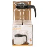 Merkloos Gerimport Theepot/koffiepot - Deksel/handvat Zwart - 0,65 L