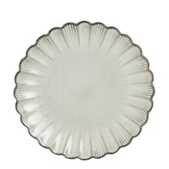 Mica Decorations Corfu Dinerbord - H2,5 X Ø26,5 Cm - Keramiek - Grijs