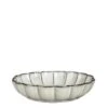Mica Decorations Corfu Schaal - H5 X Ø18,5 Cm - Keramiek - Grijs
