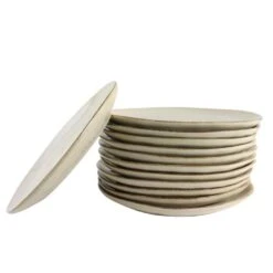 OTIX Dinerborden Bordenset 12 Persoons Beige 27cm Keramiek MAPLE