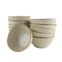 OTIX Soepkommen 12 Persoons Beige 620ml Keramiek MAPLE