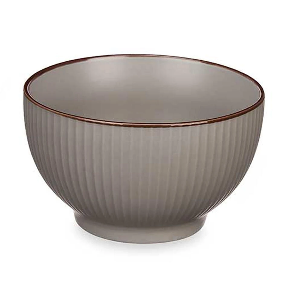 Merkloos Vivalto Schaaltjes/kommetjes - Porselein - Grijs - D14 Cm 1 Merkloos Vivalto Schaaltjes/kommetjes - Porselein - Grijs - D14 Cm