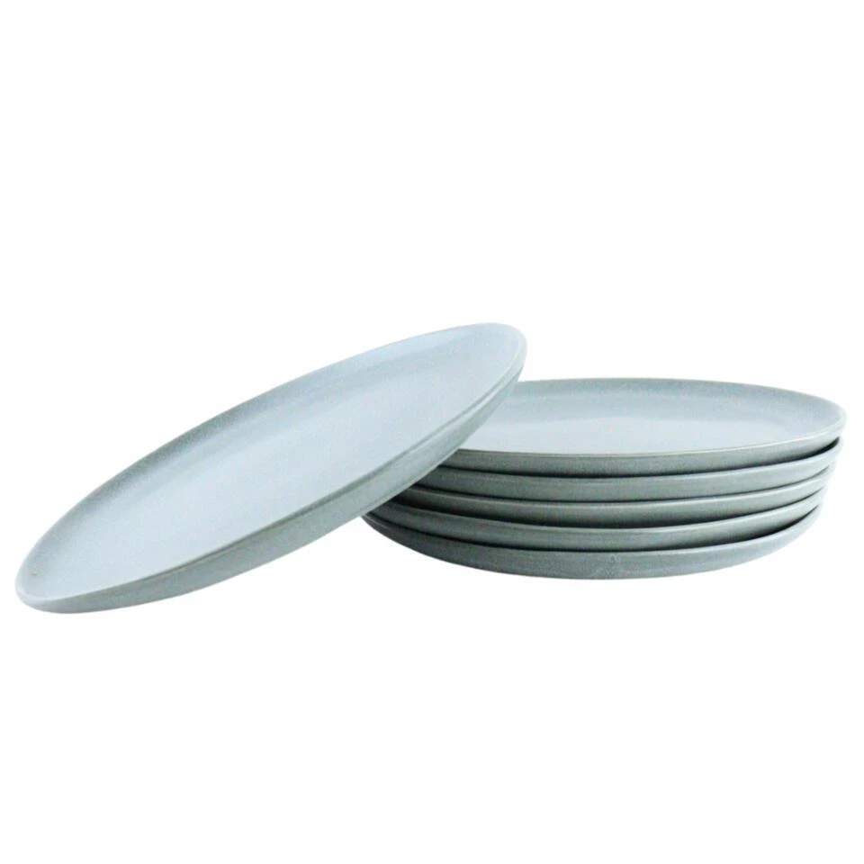 OTIX Ontbijtborden Bordenset 6 Persoons Dessertbord 21cm Aardewerk OAK 1 OTIX Ontbijtborden Bordenset 6 Persoons Dessertbord 21cm Aardewerk OAK