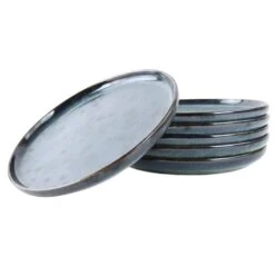 OTIX Ontbijtborden Bordenset 6 Persoons 21cm Dessertbord Ontbijtborden Blauw...