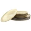 OTIX Dinerborden Bordenset 6 Persoons Onderborden Goud