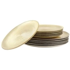 OTIX Dinerborden Bordenset 6 Persoons Onderborden Goud