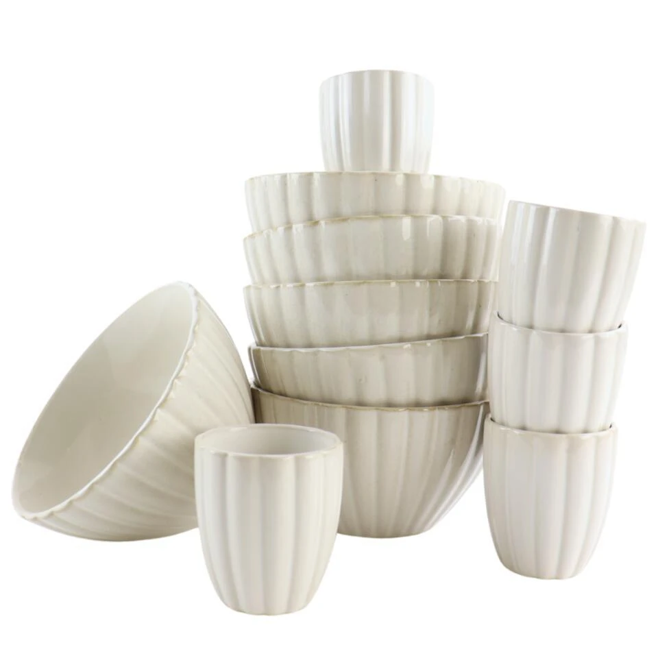 OTIX Koffiekopjes Soepkommen Zonder Oor 6 Persoons Set Van 12 SOLIS 1 OTIX Koffiekopjes Soepkommen Zonder Oor 6 Persoons Set Van 12 SOLIS