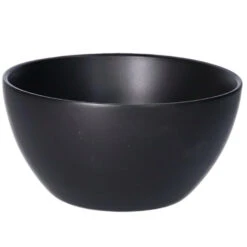 Merkloos Kom - Aardewerk - Zwart - Stapelbaar - D14 X 7.5 Cm - Schaaltje