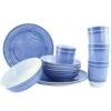 OTIX Serviessets 12 Delig Navara - Blauw