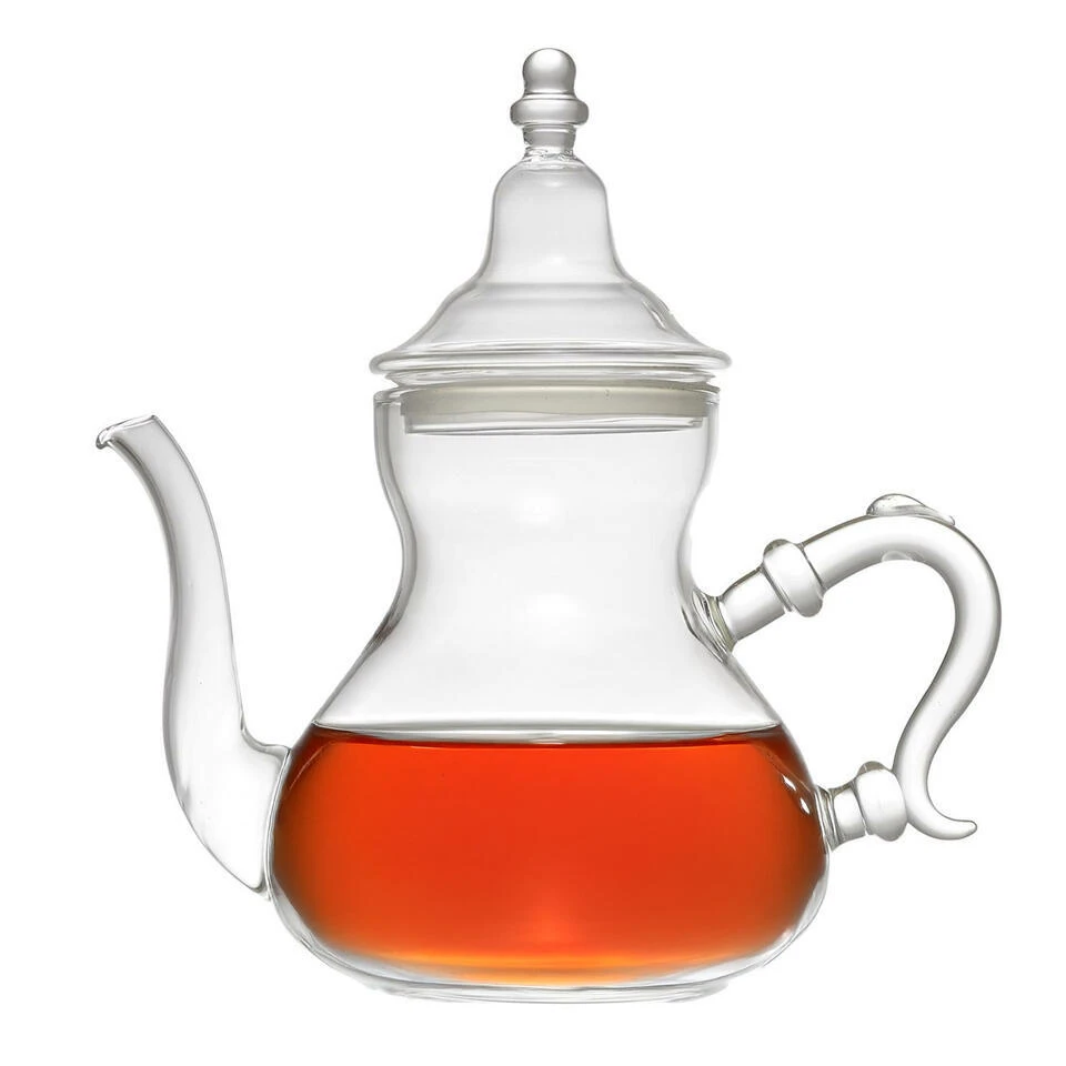 Home Deco Factory Theepot Marrakesh - Transparant - 800 Ml 1 Home Deco Factory Theepot Marrakesh - Transparant - 800 Ml