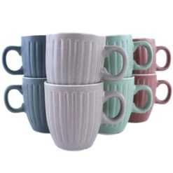 OTIX Koffiekopjes 8 Delig Moss - Multikleur
