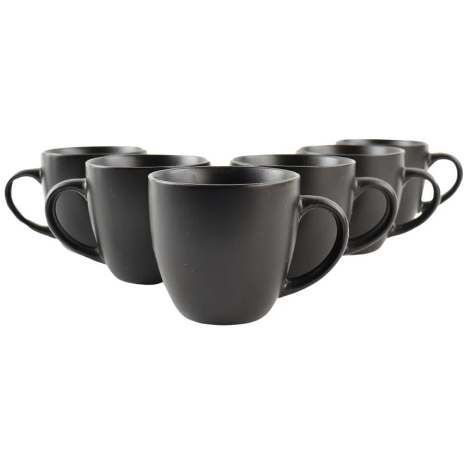 OTIX KoffieKopjes Set Van 6 - Zwart 1 OTIX KoffieKopjes Set Van 6 - Zwart