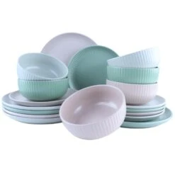 OTIX Serviesset 18 Stuks Aurora - Multikleur