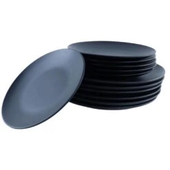 OTIX Serviesset 12 Delig Ivy - Zwart