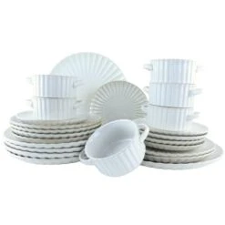 OTIX Serviesset 24 Delig Solis - Wit