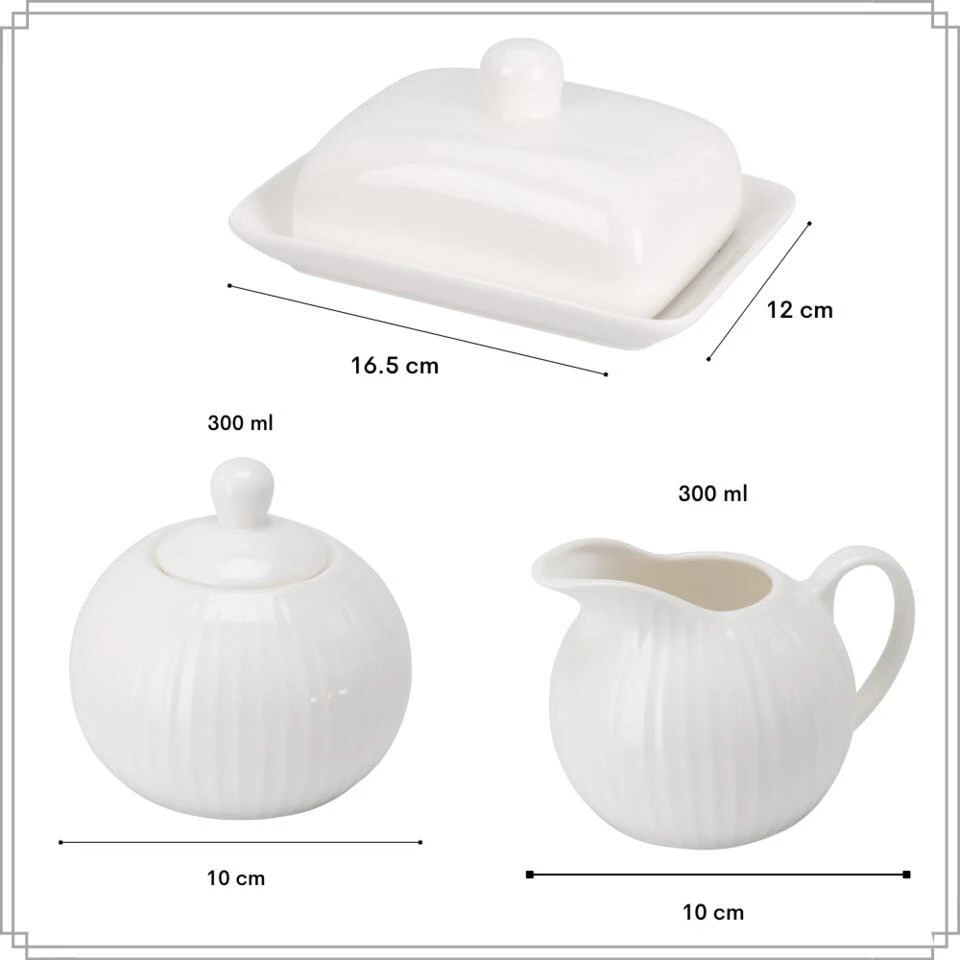 OTIX Serviesset 15-delig Ontbijtservies Bordenset 6-Persoons Ontbij... 5 OTIX Serviesset 15-delig Ontbijtservies Bordenset 6-Persoons Ontbij... - Afbeelding 5