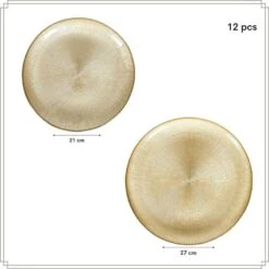 OTIX Dinerborden Bordenset 6 Persoons Onderborden Goud -Luxe Servieswinkel 12fd291b629c428099e83703ad267866