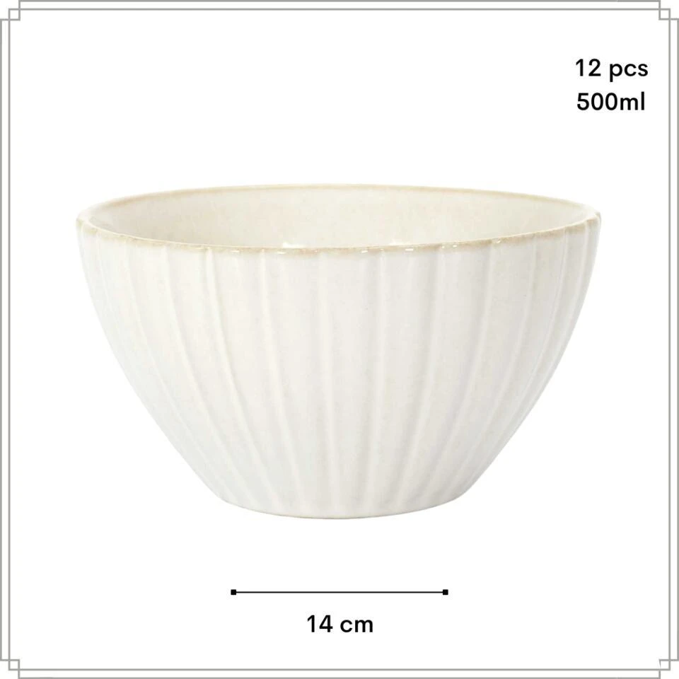 OTIX Kommen Zonder Oor Set Van 12 Soepkom Ontbijtkom Schaaltje 14cm 4 OTIX Kommen Zonder Oor Set Van 12 Soepkom Ontbijtkom Schaaltje 14cm - Afbeelding 4