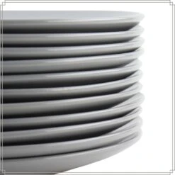OTIX Dinerborden Bordenset 12 Persoons Grijs 26cm Aardewerk POPLAR 10 OTIX Dinerborden Bordenset 12 Persoons Grijs 26cm Aardewerk POPLAR -Luxe Servieswinkel 179c7eded9c444378836874dc2b96d55