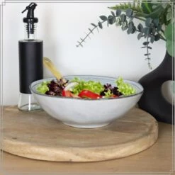 OTIX Saladeschaal Slakom Serveerschaal 24cm Blauw Porselein BLUEBELL 9 OTIX Saladeschaal Slakom Serveerschaal 24cm Blauw Porselein BLUEBELL -Luxe Servieswinkel 1be551f770774590a7c656dee05f3d6c