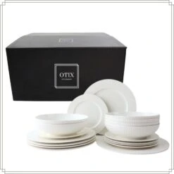 OTIX Serviesset 18-delig Bordenset 6-persoons Ontbijtborden Dinerbo... -Luxe Servieswinkel 1c70a465a86e4280a082b084e0406cb2