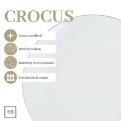 OTIX Serviesset 12 Delig Crocus - Wit Goud 12 OTIX Serviesset 12 Delig Crocus - Wit Goud -Luxe Servieswinkel 1d48f6fbe53b419d8a02a604ae3b5454