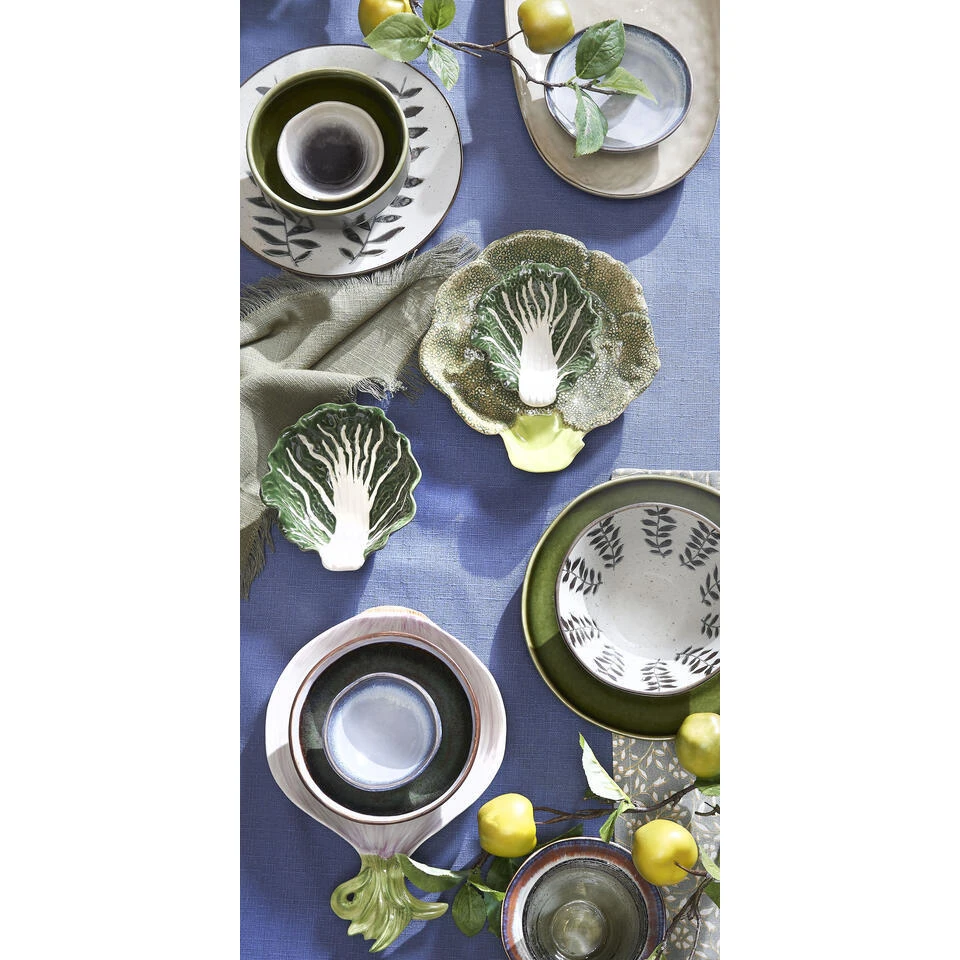 Mica Decorations Rhea Dinerbord - Ø27,5 Cm - Keramiek - Groen 2 Mica Decorations Rhea Dinerbord - Ø27,5 Cm - Keramiek - Groen - Afbeelding 2