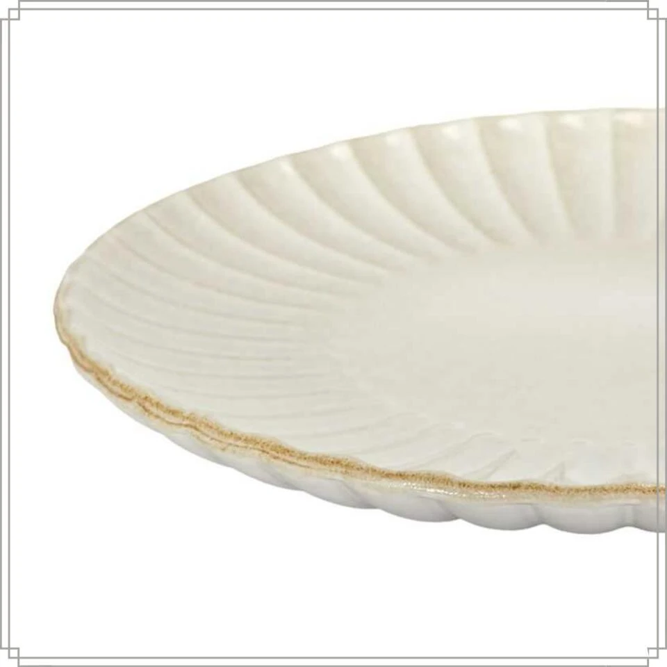 OTIX Diner Bordenset 6 Persoons Onderborden 32cm Wit Keramiek SOLIS 6 OTIX Diner Bordenset 6 Persoons Onderborden 32cm Wit Keramiek SOLIS - Afbeelding 6