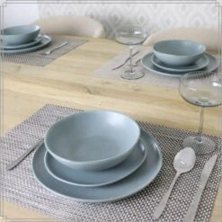 OTIX Dinerborden Bordenset 6 Persoons 27cm Aardewerk OAK -Luxe Servieswinkel 235d0083a5424af988e55c021631c1c8