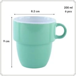 OTIX Kopjes Set Van 6 - Multikleur -Luxe Servieswinkel 24562e0dd9224f8fb82f6c7114d04ef1