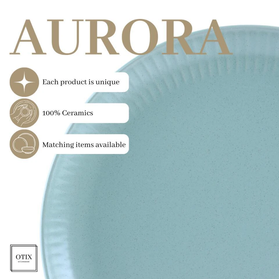 OTIX Dinerborden 6 Stuks Aurora - Multikleur 7 OTIX Dinerborden 6 Stuks Aurora - Multikleur - Afbeelding 7