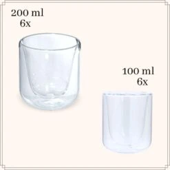OTIX Dubbelwandige Glazen Koffietassen Koffie En Espresso 12 Stuks 11 OTIX Dubbelwandige Glazen Koffietassen Koffie En Espresso 12 Stuks -Luxe Servieswinkel 25277c089c0b4a11aa87c277c5f23556