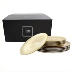 OTIX Dinerborden Bordenset 6 Persoons Onderborden Goud -Luxe Servieswinkel 27d4079b586049a492b473aefb60730f