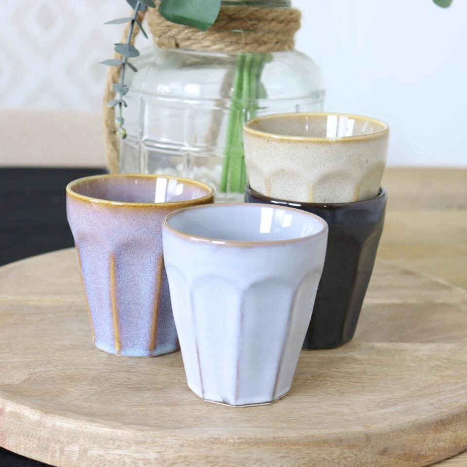 OTIX Koffie Kopjes 4 Stuks 250 Ml Zonder Oor Koffietassen Porselein Hittebest... 3 OTIX Koffie Kopjes 4 Stuks 250 Ml Zonder Oor Koffietassen Porselein Hittebest... - Afbeelding 3