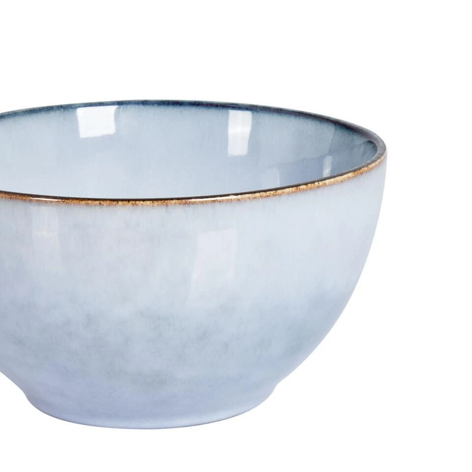 JUNIPER - Kom Set Van 8 - Lichtblauw - Steengoed 8 JUNIPER - Kom Set Van 8 - Lichtblauw - Steengoed - Afbeelding 8