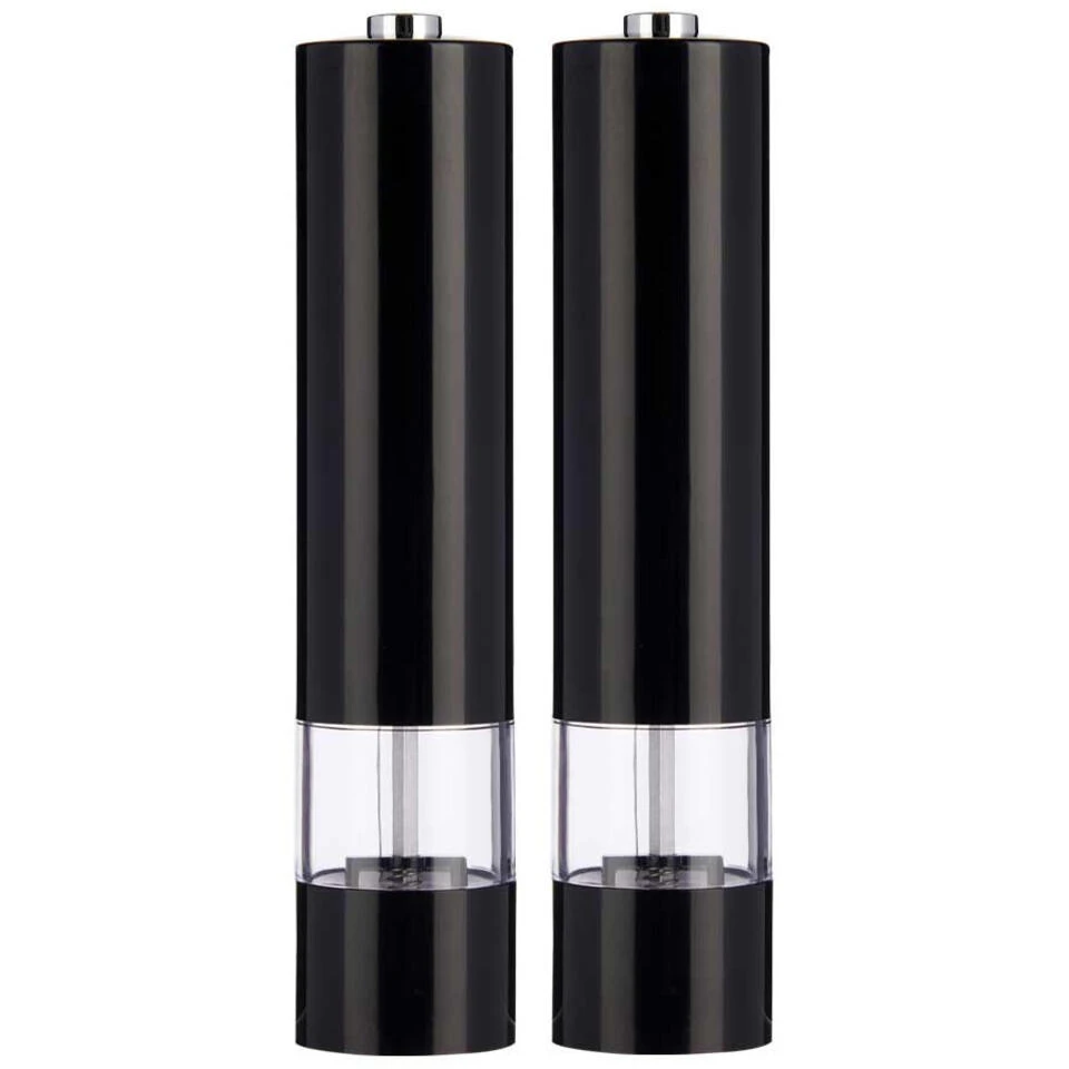 Kinvara Elektrische Zout-pepermolen LED Kunststof Zwart 23 Cm - Maler 3 Kinvara Elektrische Zout-pepermolen LED Kunststof Zwart 23 Cm - Maler - Afbeelding 3